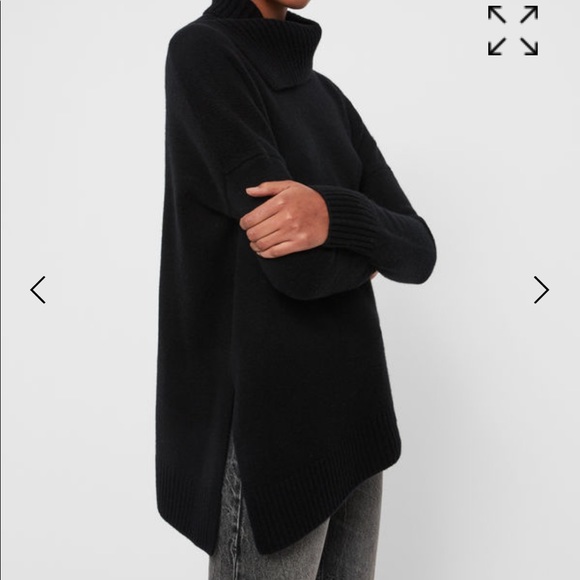 All Saints Witby Roll Neck Jumper - Picture 6 of 8